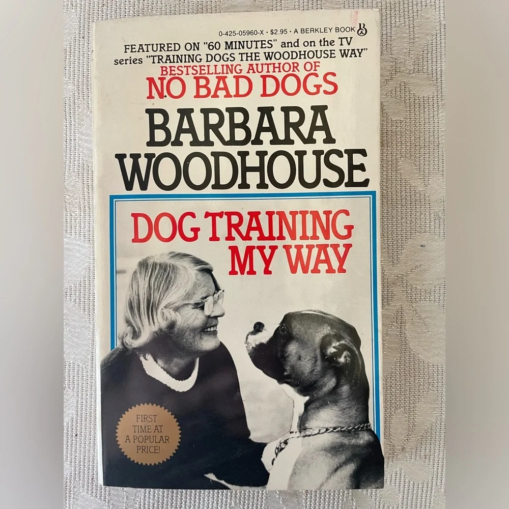 Book Dog Training My Way by Barbara Woodhouse pet Paperback